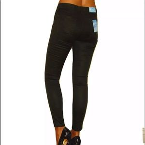 7 For All Mankind Black Skinny Jeans